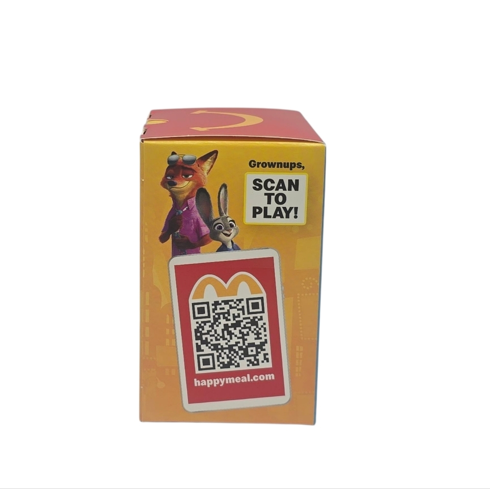 McDonald's Zootopia 2 Nibbles Maplestick Toy - Brown and Orange - Picture 3 of 9